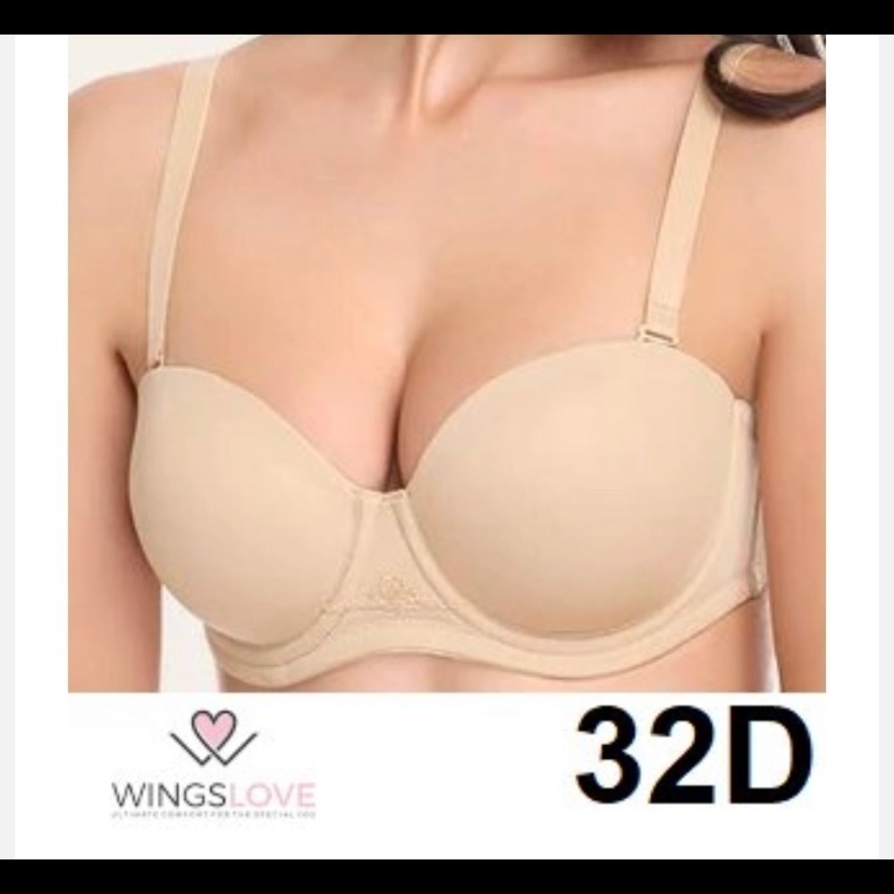Wingslove strapless bra NWOT